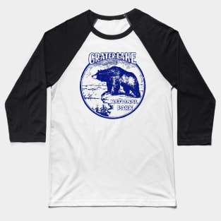Crater Lake National Park Vintage Baseball T-Shirt